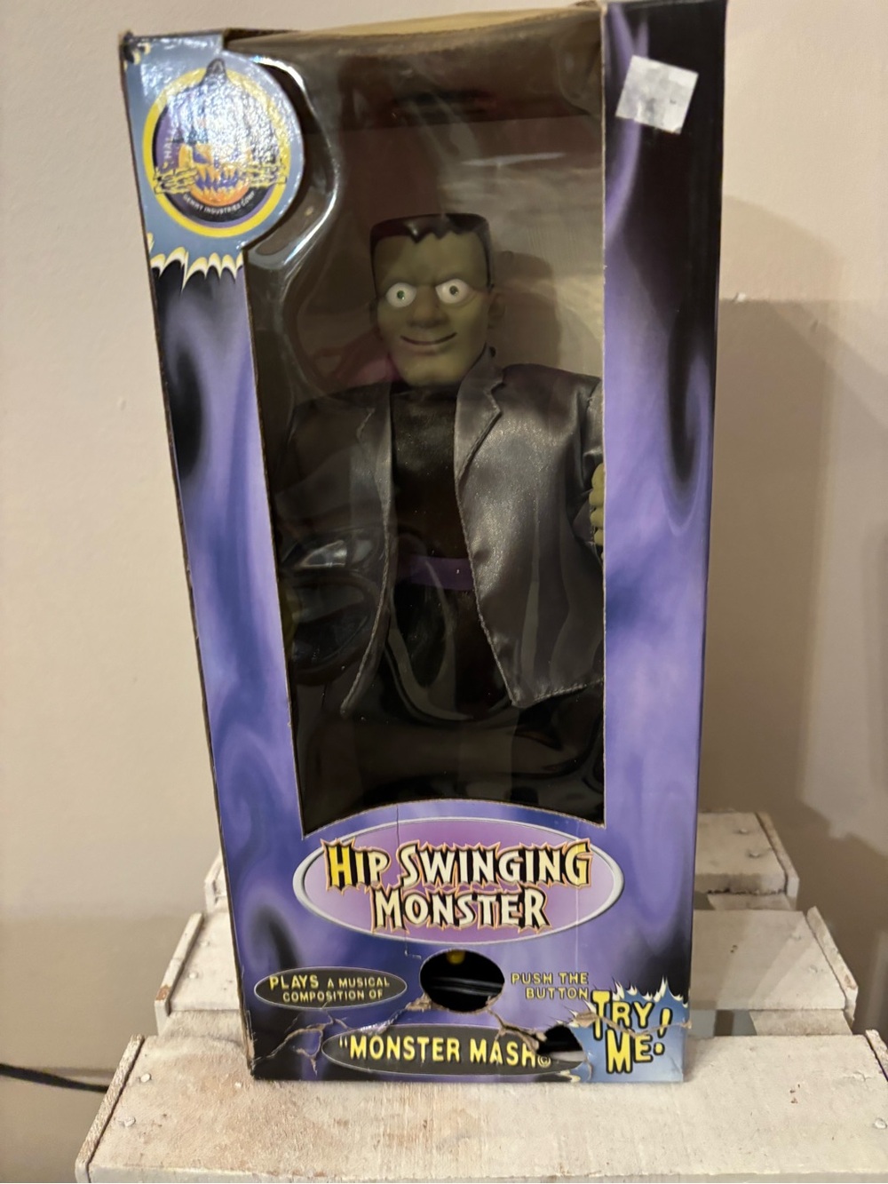 Vintage 1998 Frankenstein HallowScream Animated Electric Chair Halloween WORKING